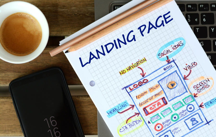 Landing Page no relacionada con el anuncio