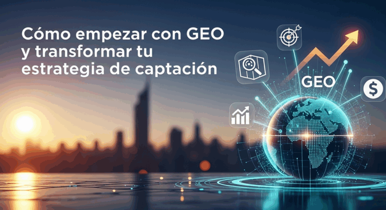 Cómo empezar con GEO y transformar tu estrategia de captación.517Z