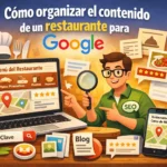 Cómo organizar el contenido de un restaurante para Google