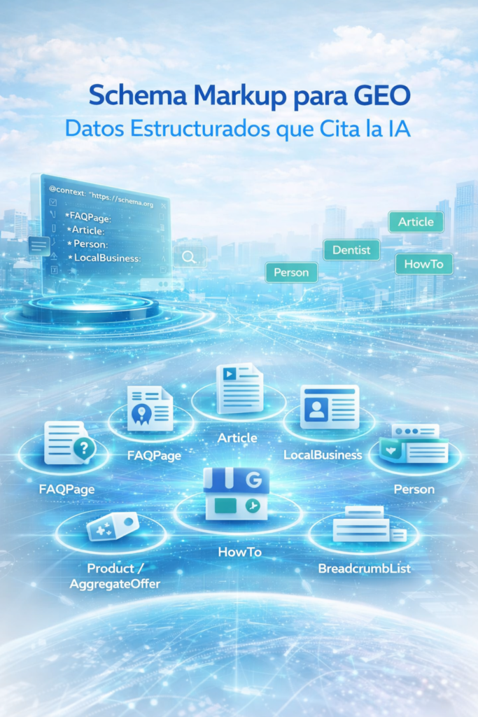 Schema Markup para GEO