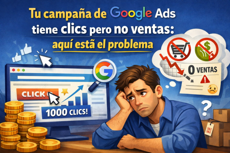 campaña google ads sin ventas